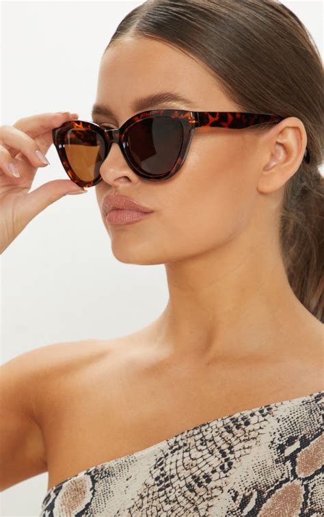 brown cat eye sunglasses